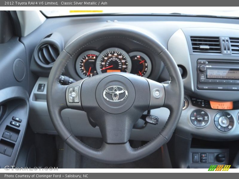 Classic Silver Metallic / Ash 2012 Toyota RAV4 V6 Limited