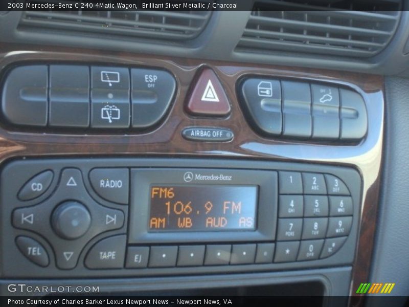 Brilliant Silver Metallic / Charcoal 2003 Mercedes-Benz C 240 4Matic Wagon