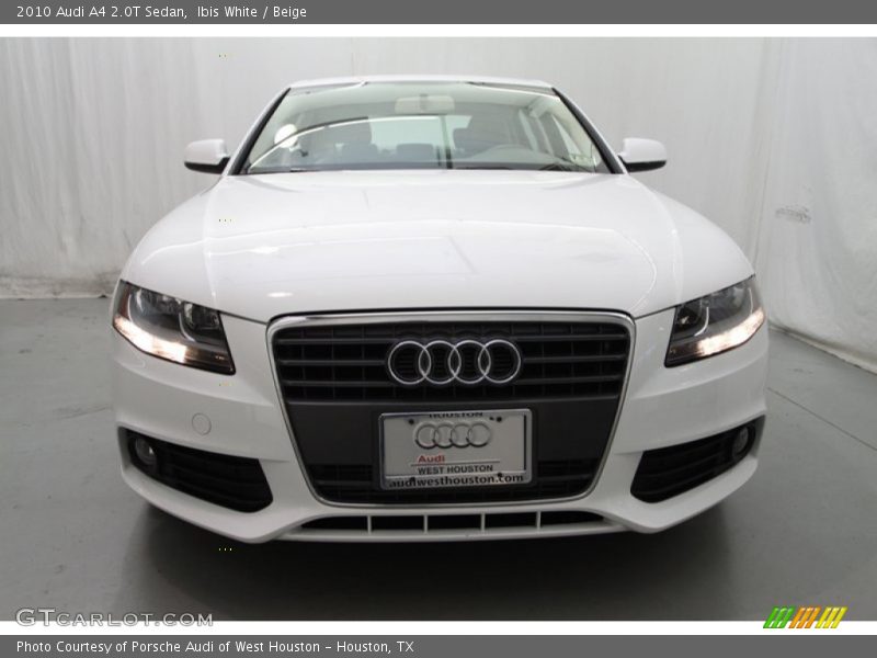 Ibis White / Beige 2010 Audi A4 2.0T Sedan
