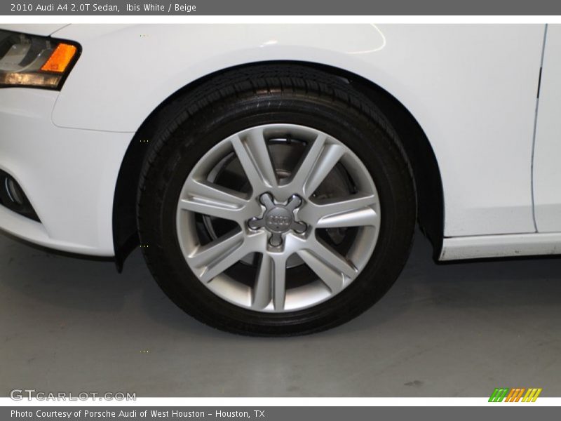 Ibis White / Beige 2010 Audi A4 2.0T Sedan