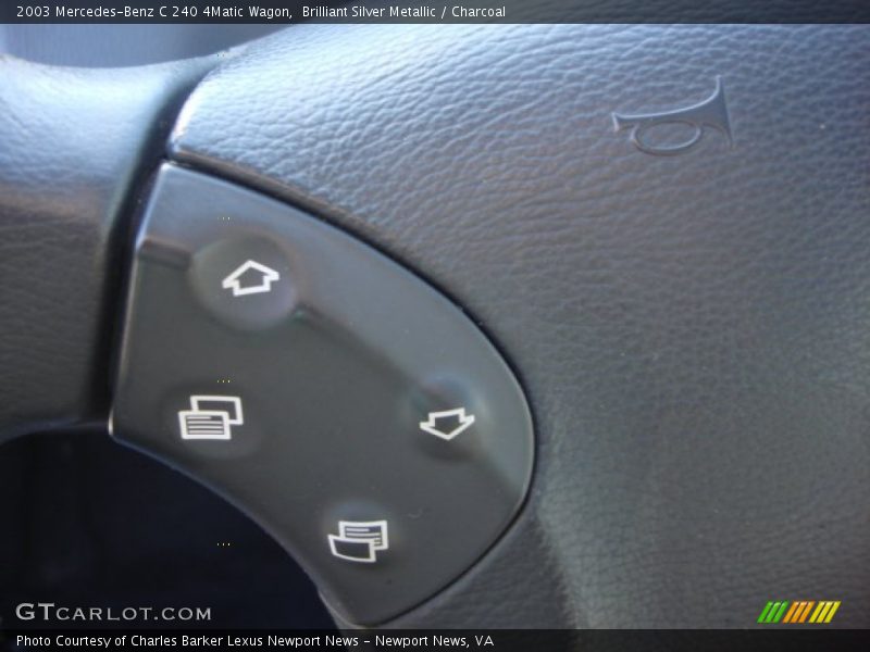 Brilliant Silver Metallic / Charcoal 2003 Mercedes-Benz C 240 4Matic Wagon