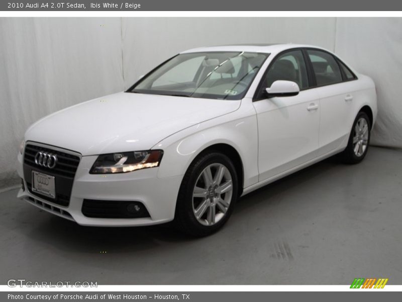 Ibis White / Beige 2010 Audi A4 2.0T Sedan