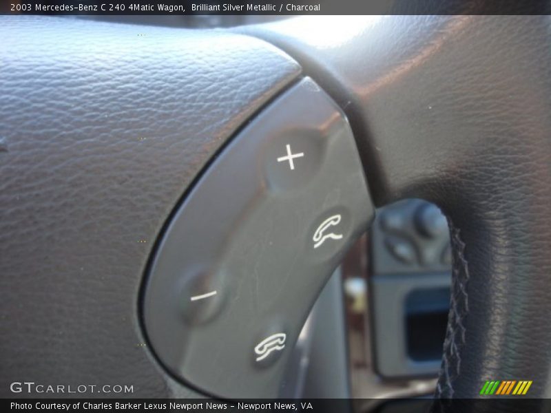Brilliant Silver Metallic / Charcoal 2003 Mercedes-Benz C 240 4Matic Wagon