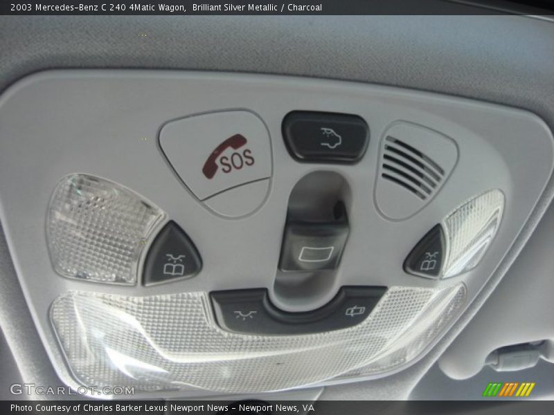 Brilliant Silver Metallic / Charcoal 2003 Mercedes-Benz C 240 4Matic Wagon
