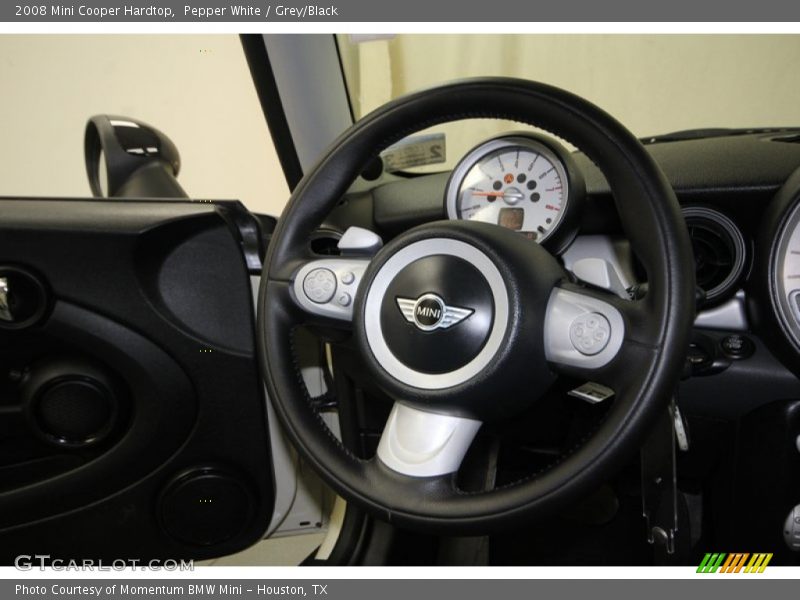 Pepper White / Grey/Black 2008 Mini Cooper Hardtop