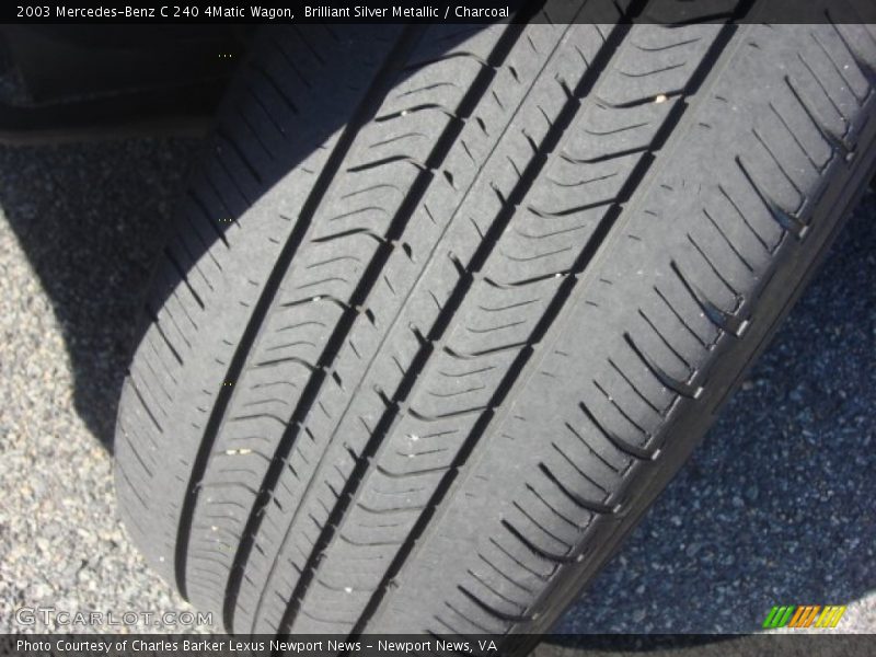 Brilliant Silver Metallic / Charcoal 2003 Mercedes-Benz C 240 4Matic Wagon