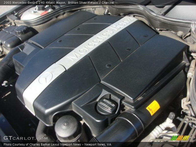 Brilliant Silver Metallic / Charcoal 2003 Mercedes-Benz C 240 4Matic Wagon