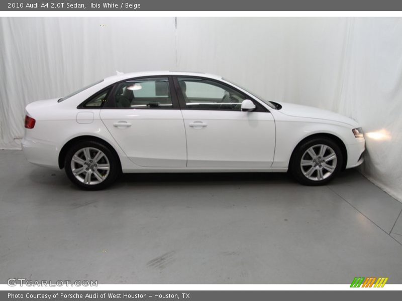 Ibis White / Beige 2010 Audi A4 2.0T Sedan