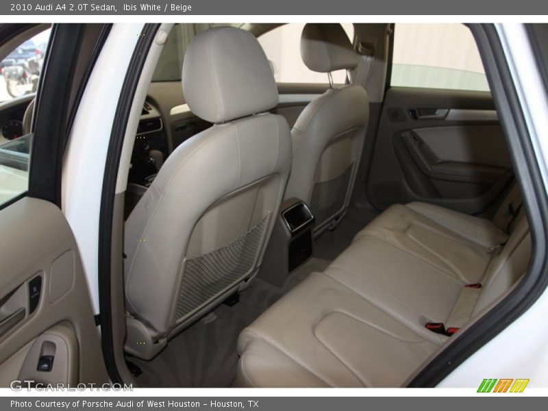 Ibis White / Beige 2010 Audi A4 2.0T Sedan