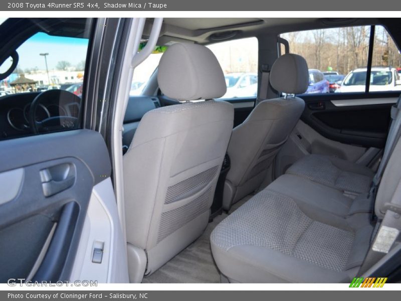 Rear Seat of 2008 4Runner SR5 4x4