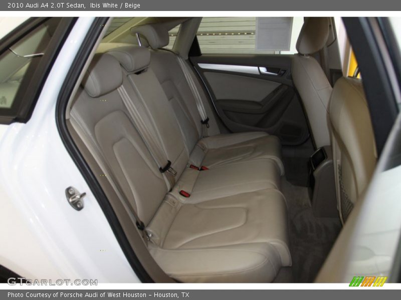 Ibis White / Beige 2010 Audi A4 2.0T Sedan