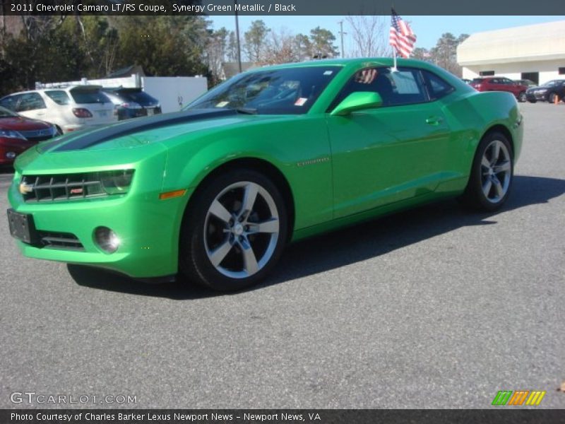 Synergy Green Metallic / Black 2011 Chevrolet Camaro LT/RS Coupe