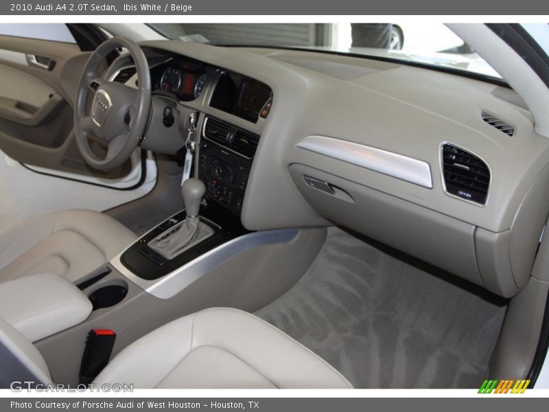 Ibis White / Beige 2010 Audi A4 2.0T Sedan