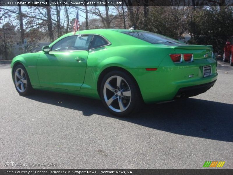 Synergy Green Metallic / Black 2011 Chevrolet Camaro LT/RS Coupe