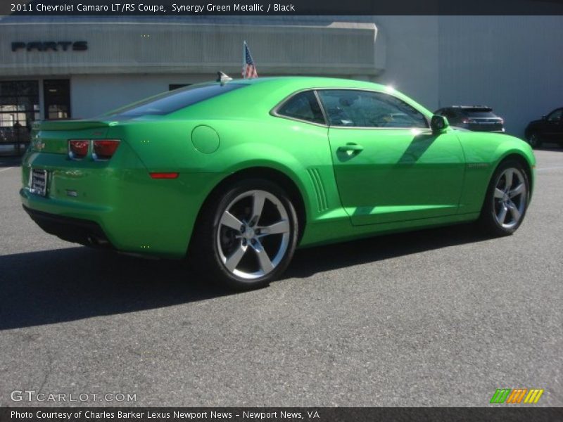 Synergy Green Metallic / Black 2011 Chevrolet Camaro LT/RS Coupe