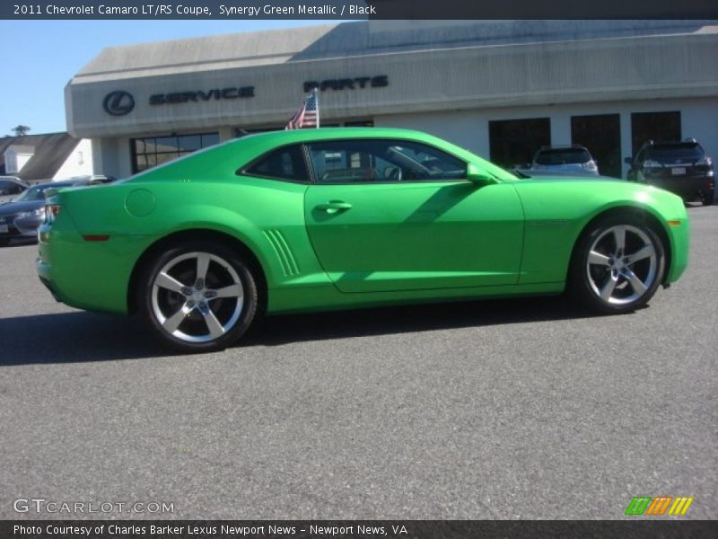 Synergy Green Metallic / Black 2011 Chevrolet Camaro LT/RS Coupe