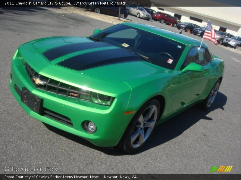 Synergy Green Metallic / Black 2011 Chevrolet Camaro LT/RS Coupe