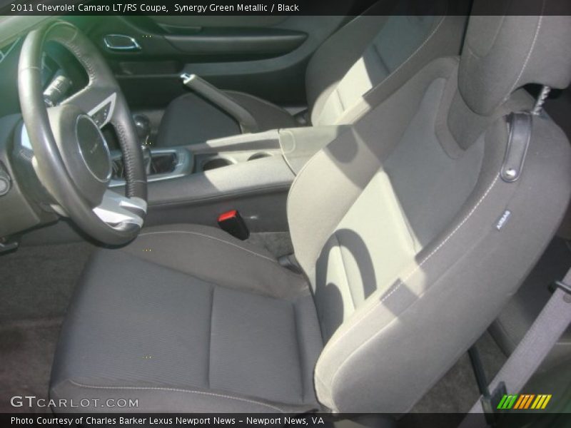 Synergy Green Metallic / Black 2011 Chevrolet Camaro LT/RS Coupe