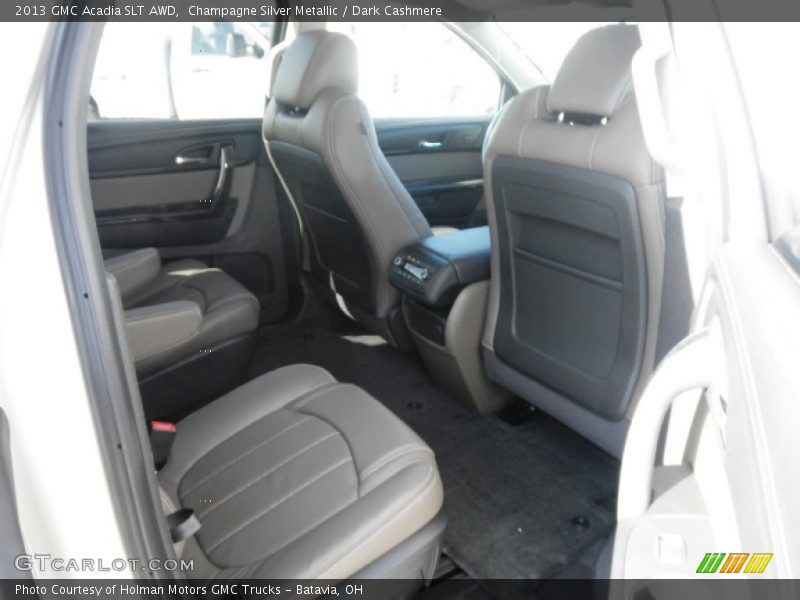 Champagne Silver Metallic / Dark Cashmere 2013 GMC Acadia SLT AWD