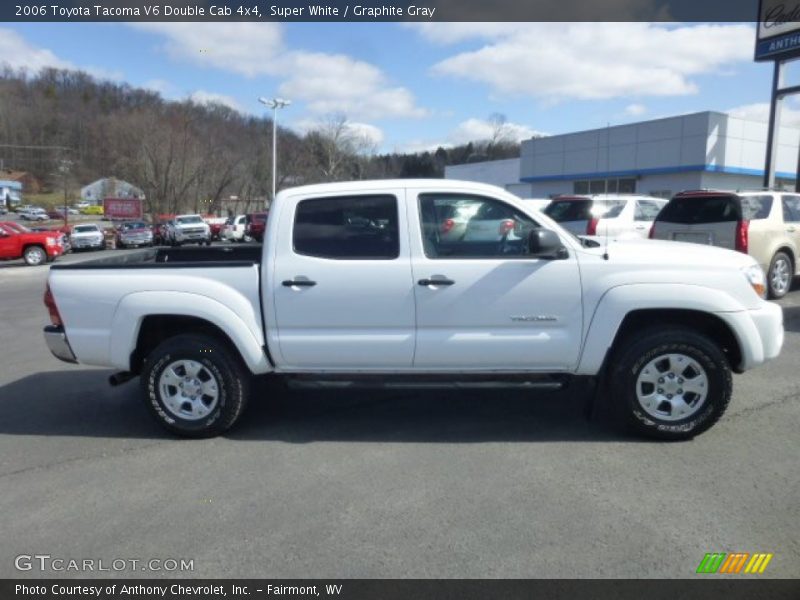 Super White / Graphite Gray 2006 Toyota Tacoma V6 Double Cab 4x4