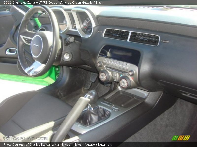 Synergy Green Metallic / Black 2011 Chevrolet Camaro LT/RS Coupe