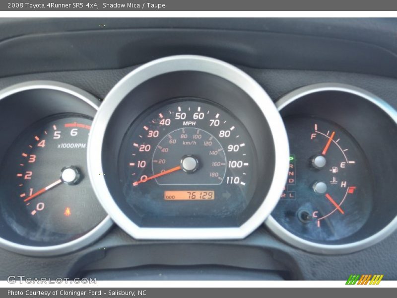  2008 4Runner SR5 4x4 SR5 4x4 Gauges