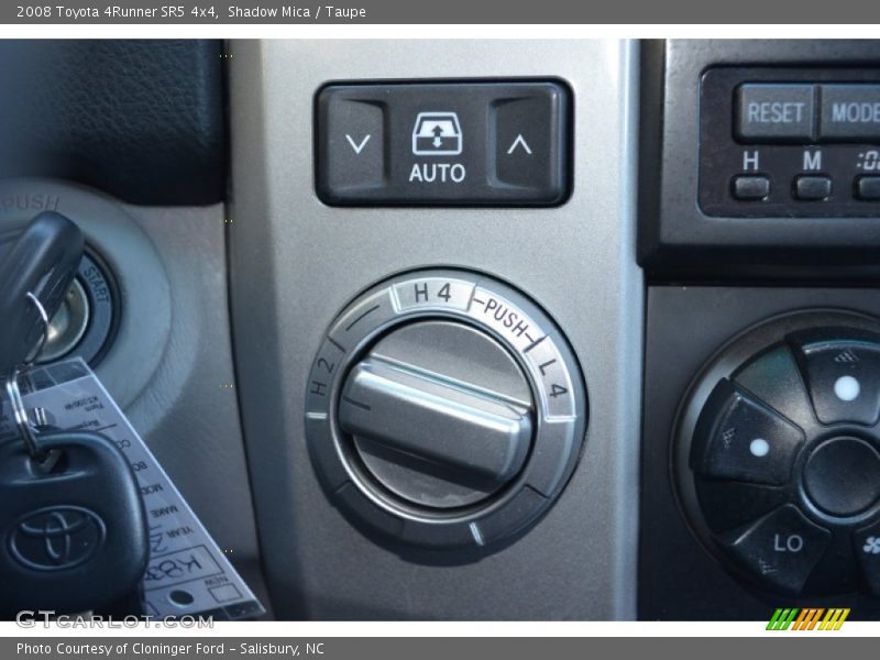 Controls of 2008 4Runner SR5 4x4