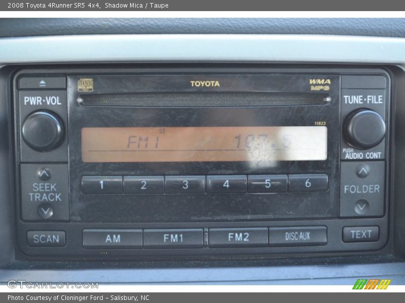 Audio System of 2008 4Runner SR5 4x4