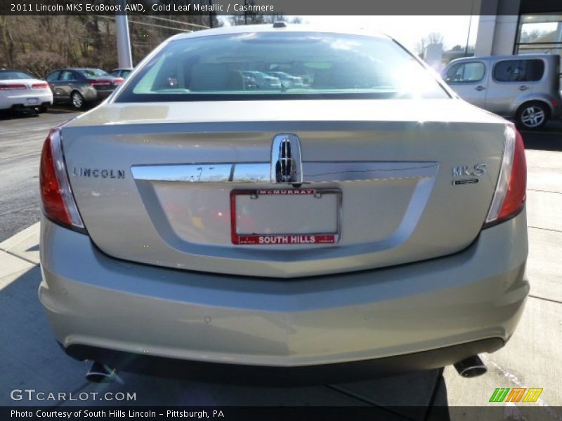 Gold Leaf Metallic / Cashmere 2011 Lincoln MKS EcoBoost AWD