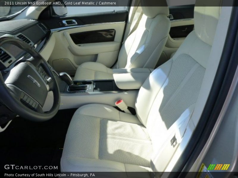 Front Seat of 2011 MKS EcoBoost AWD