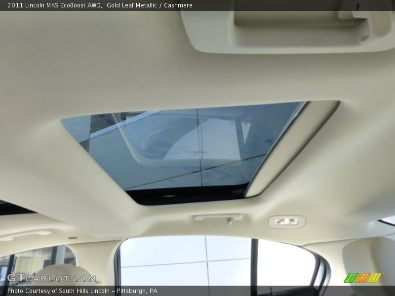 Gold Leaf Metallic / Cashmere 2011 Lincoln MKS EcoBoost AWD