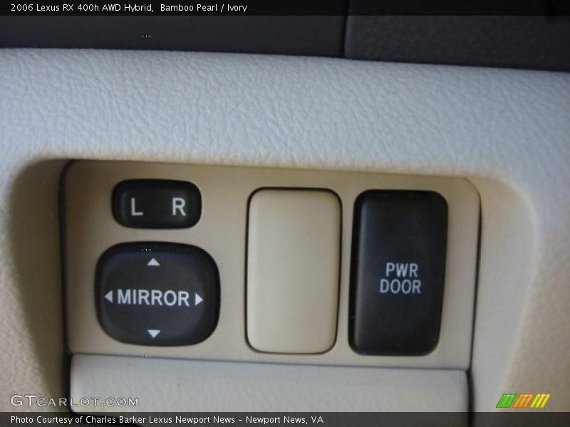 Controls of 2006 RX 400h AWD Hybrid