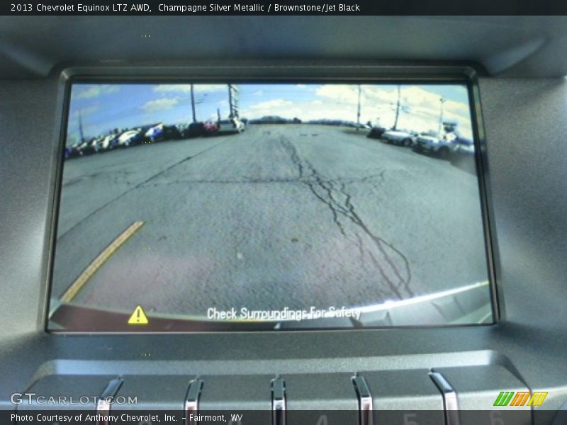 Champagne Silver Metallic / Brownstone/Jet Black 2013 Chevrolet Equinox LTZ AWD