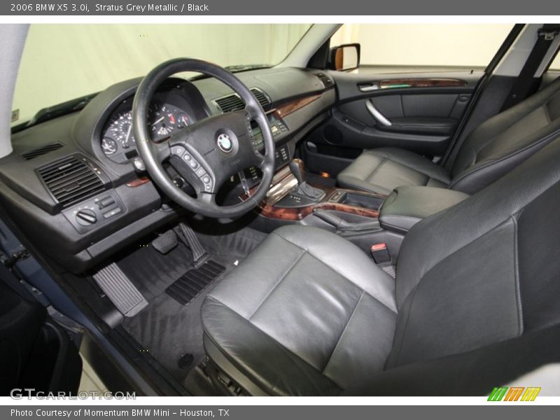 Black Interior - 2006 X5 3.0i 