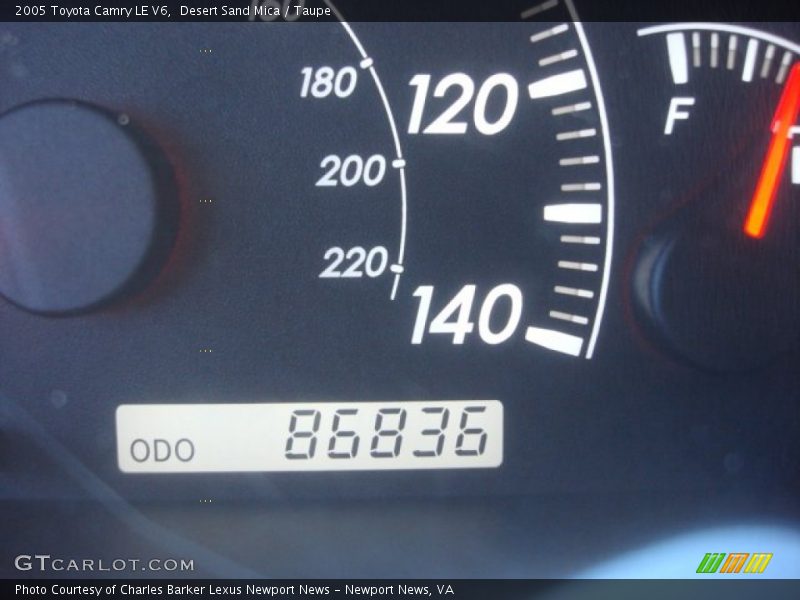 Desert Sand Mica / Taupe 2005 Toyota Camry LE V6