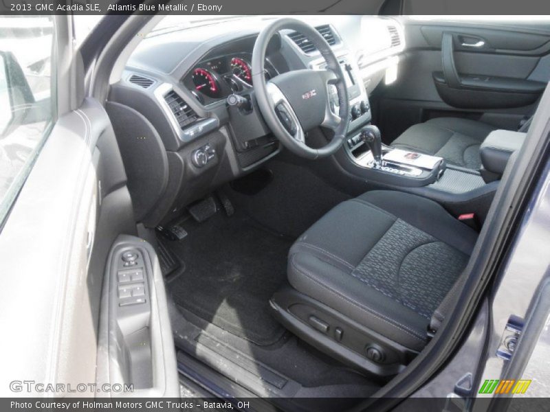 Atlantis Blue Metallic / Ebony 2013 GMC Acadia SLE