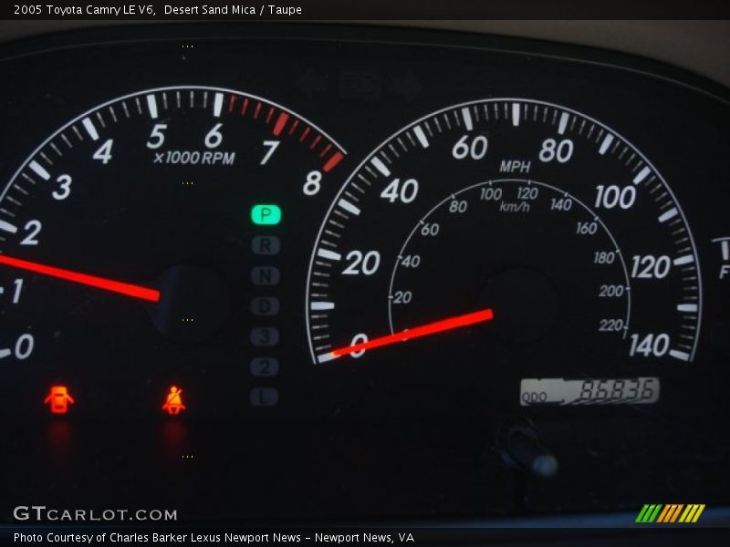 Desert Sand Mica / Taupe 2005 Toyota Camry LE V6