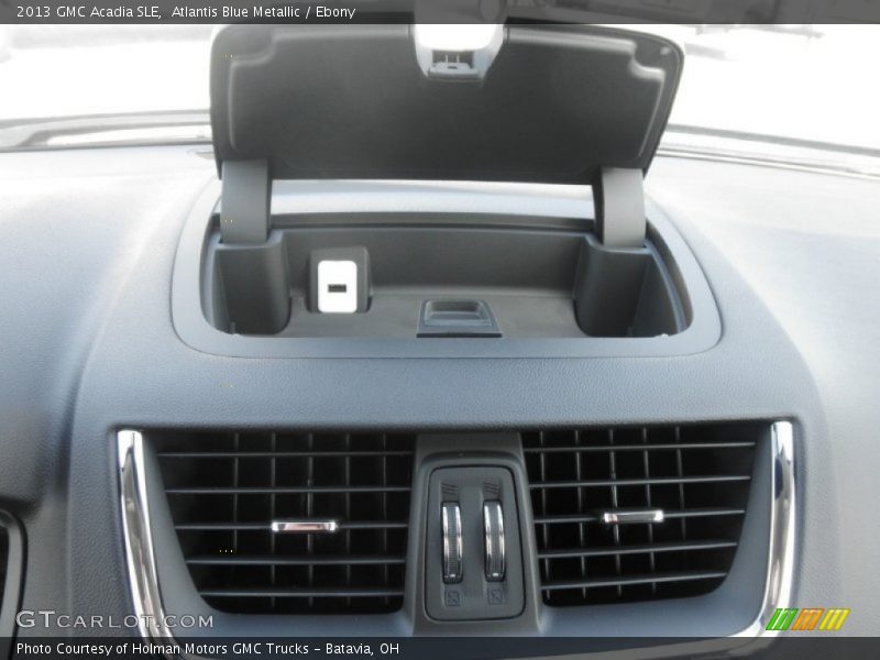 Atlantis Blue Metallic / Ebony 2013 GMC Acadia SLE