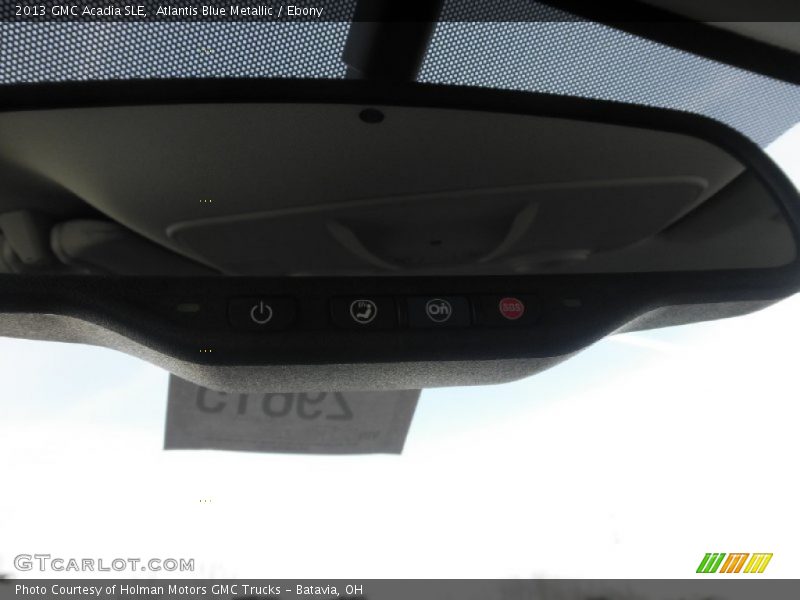 Atlantis Blue Metallic / Ebony 2013 GMC Acadia SLE