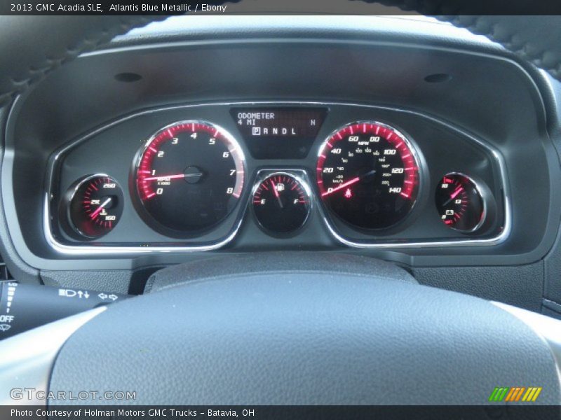 Atlantis Blue Metallic / Ebony 2013 GMC Acadia SLE