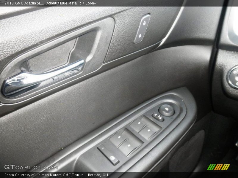 Atlantis Blue Metallic / Ebony 2013 GMC Acadia SLE