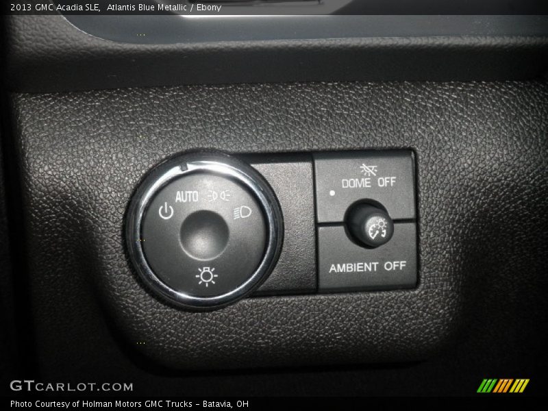 Atlantis Blue Metallic / Ebony 2013 GMC Acadia SLE