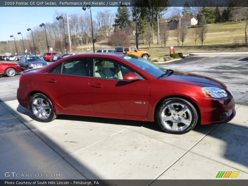  2009 G6 GXP Sedan Performance Red Metallic