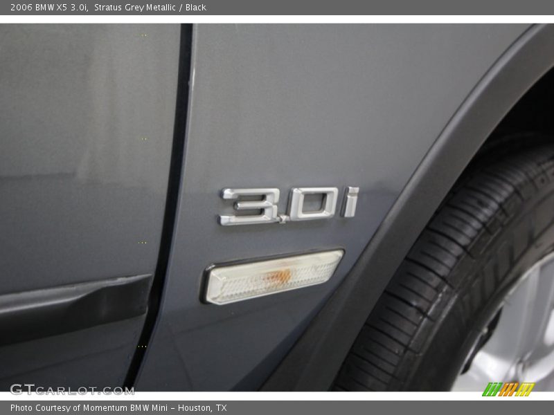 Stratus Grey Metallic / Black 2006 BMW X5 3.0i