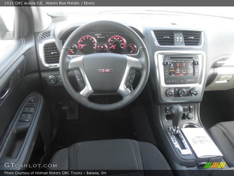 Atlantis Blue Metallic / Ebony 2013 GMC Acadia SLE