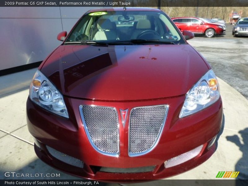  2009 G6 GXP Sedan Performance Red Metallic