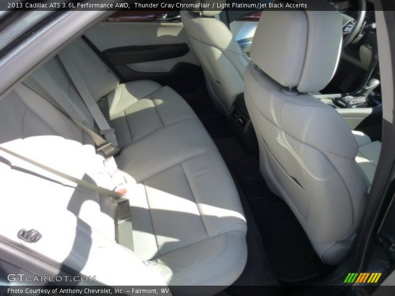 Rear Seat of 2013 ATS 3.6L Performance AWD