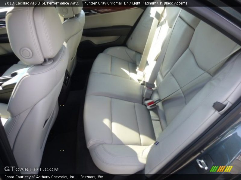 Rear Seat of 2013 ATS 3.6L Performance AWD