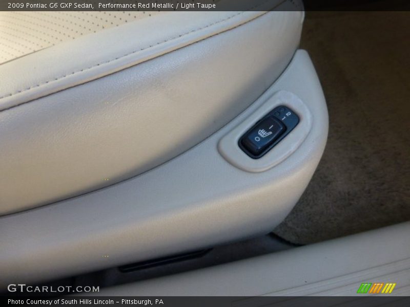 Performance Red Metallic / Light Taupe 2009 Pontiac G6 GXP Sedan