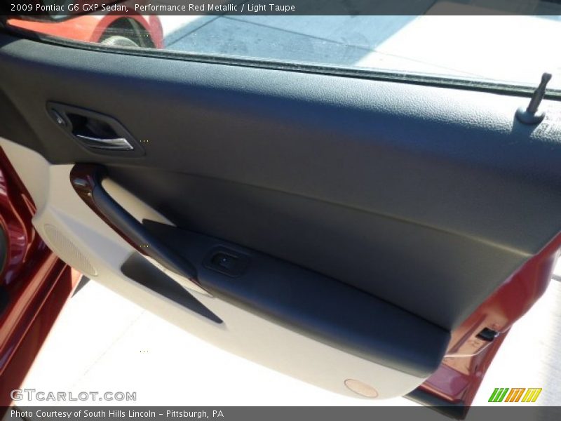 Performance Red Metallic / Light Taupe 2009 Pontiac G6 GXP Sedan